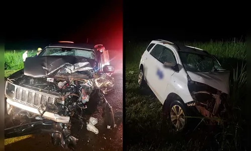 Acidente de trânsito na PR-182 deixa quatro pessoas feridas