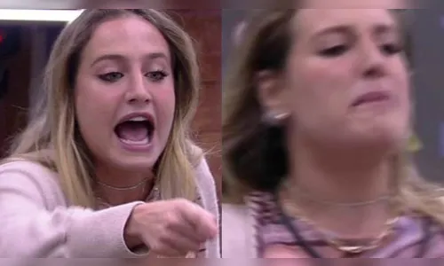 Bruna perde a linha e grita sem parar em discussão: ''Vira homem''
