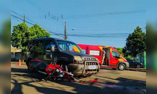 Irmãos ficam feridos após acidente no Jardim Ponta Grossa