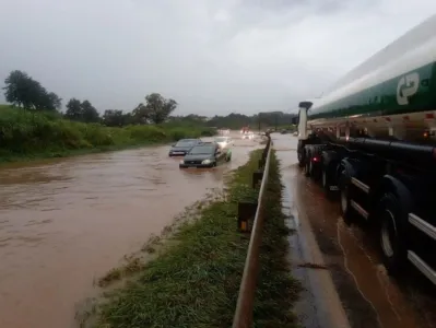 A pista ficou interditada por três horas