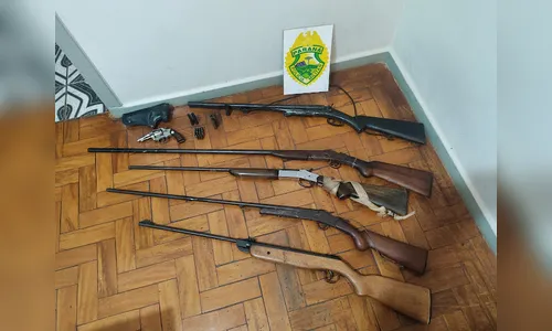 Região: caseiro de propriedade rural é preso por posse ilegal de arma