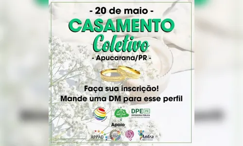 2º Casamento Coletivo LGBTI+ do PR será realizado em Apucarana