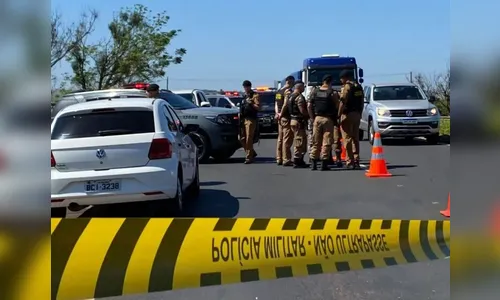 Homem é morto durante confronto com a PMPR na BR-376