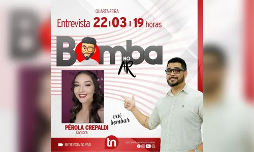 Bomba no Ar entrevista Pérola Crepaldi