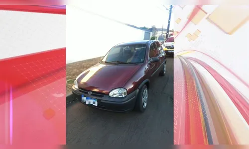 Carro é recuperado após ser furtado no centro de Apucarana