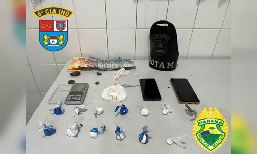 PM prende três em Ivaiporã por envolvimento com o tráfico de cocaína