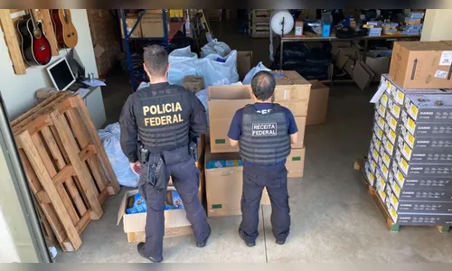 PF deflagra operação contra o contrabando de eletrônicos, em Londrina