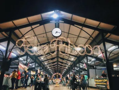 Espaço das Feiras ganhou decoração de páscoa