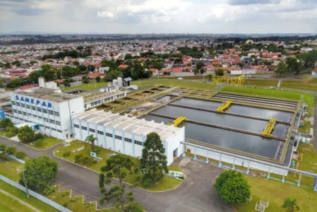 Estação de captação de água da Sanepar no Solitude