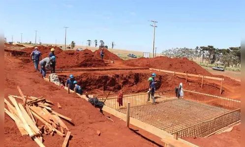 PM averigua suposta tentativa de roubo em obras do Parque de Exposição