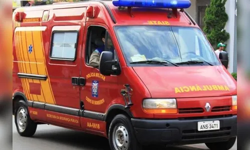 Ciclista fica ferido em batida com carro em Jardim Alegre