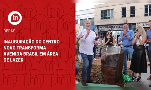 Inauguração do Centro Novo transforma Avenida Brasil em área de lazer