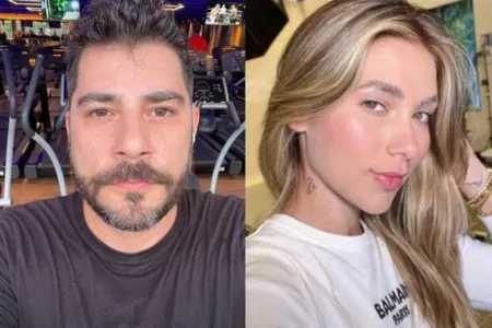 Jornalista Evaristo Costa e influencer Virgínia