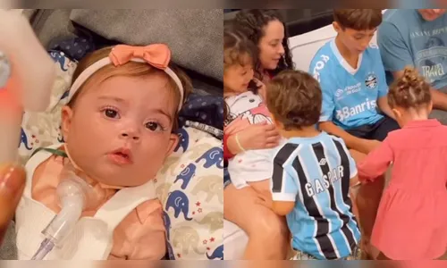 Leticia Cazarré reúne família para celebrar 'mesversário' da filha