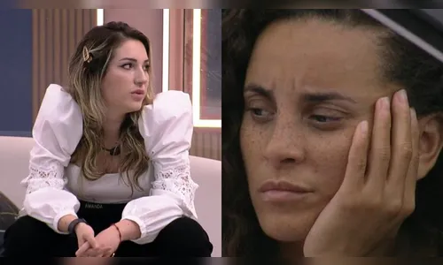 Amanda se desespera com Paredão contra Domitila: ‘Potência’