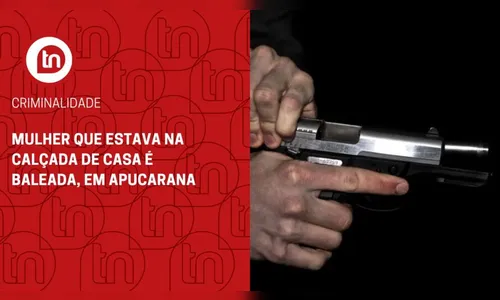 Mulher que estava na calçada de casa é baleada, em Apucarana