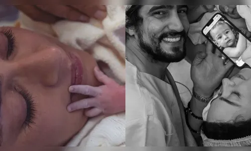 Nasce Tereza, filha de Thaila Ayala e Renato Góes: ''Família completa'