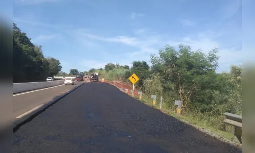 Obra emergencial na PR-445 deve ser concluída na segunda-feira