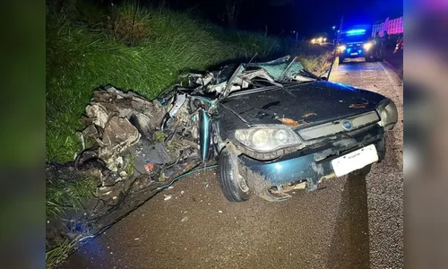 Casal morre em grave acidente na BR-277 no Paraná