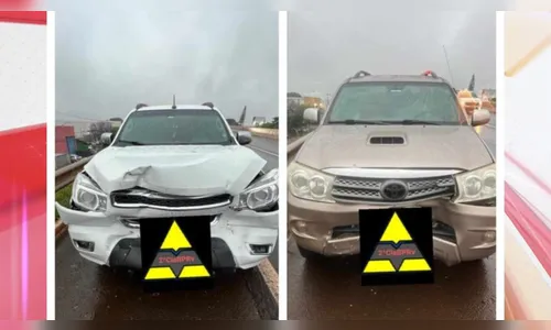 Engavetamento envolve oito veículos na PR-445; gestante ficou ferida