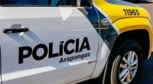 O homem foi preso e encaminhado para a delegacia de Arapongas