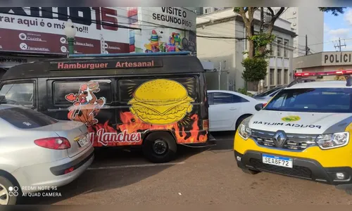 Ladrões arrombam trailer de lanche no centro de Apucarana