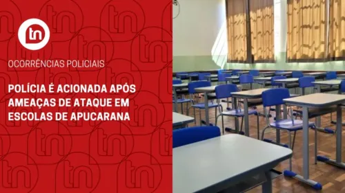 Polícia é acionada após ameaças de ataque em escolas de Apucarana