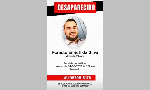 Motorista por app desaparece após aceitar corrida para Ivaiporã