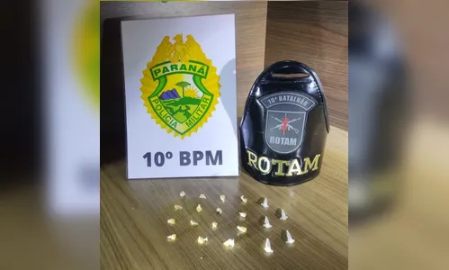 Homem é preso em flagrante com porções de cocaína e crack em Apucarana
