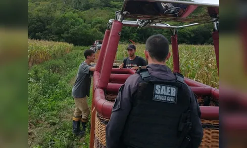 Balão cai durante passeio e deixa nove pessoas feridas