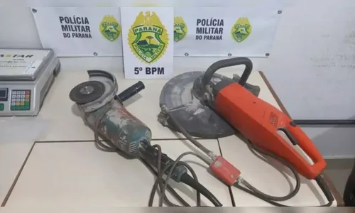 PR: homem é preso com quase R$ 10 mil em ferramentas furtadas