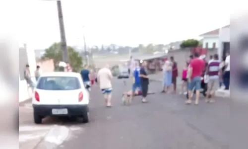 Câmera registra sequência de tiros no Jardim Colonial em Apucarana
