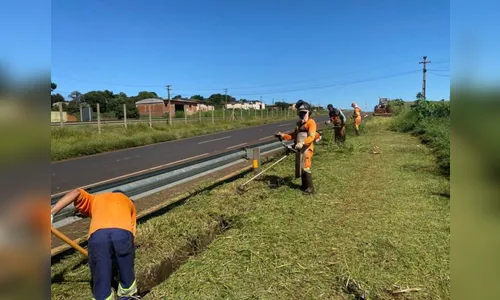 A pedido da prefeitura de Apucarana, DNIT realiza serviços na BR-369