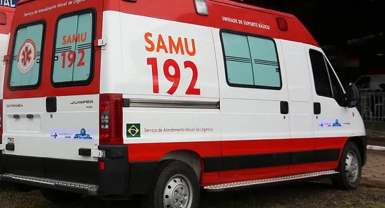 Ambulância do Samu foi furtada