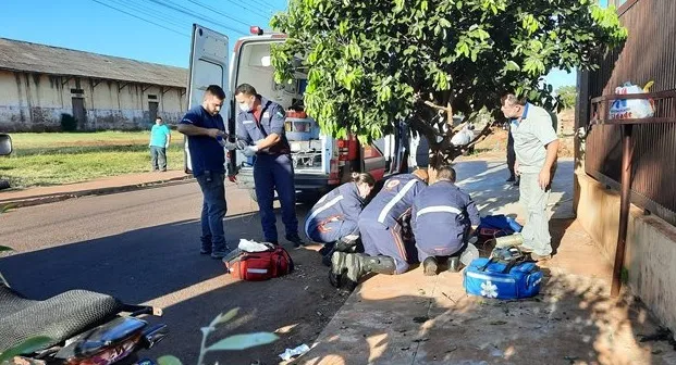 Acidente aconteceu na Estrada Velha