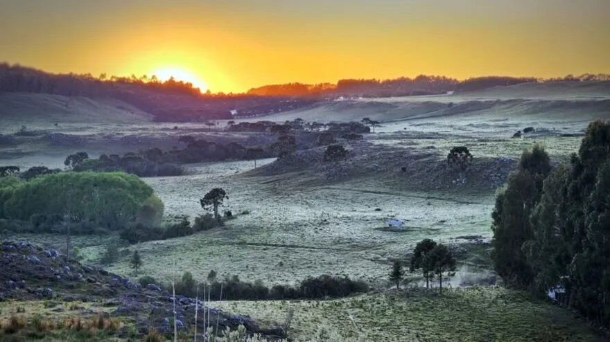 As principais quedas de temperatura foram na região Sul