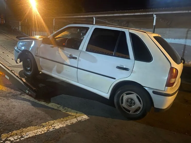 Carro foi encontrado batido no Fariz Gebrim