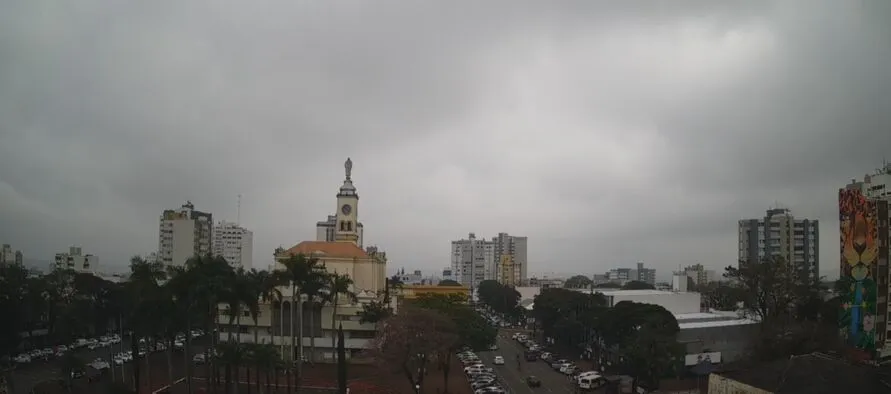 Há 97% de possibilidade de chuva