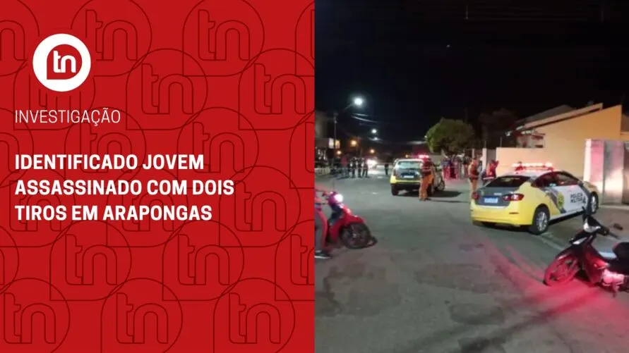 Identificado jovem assassinado com dois tiros em Arapongas