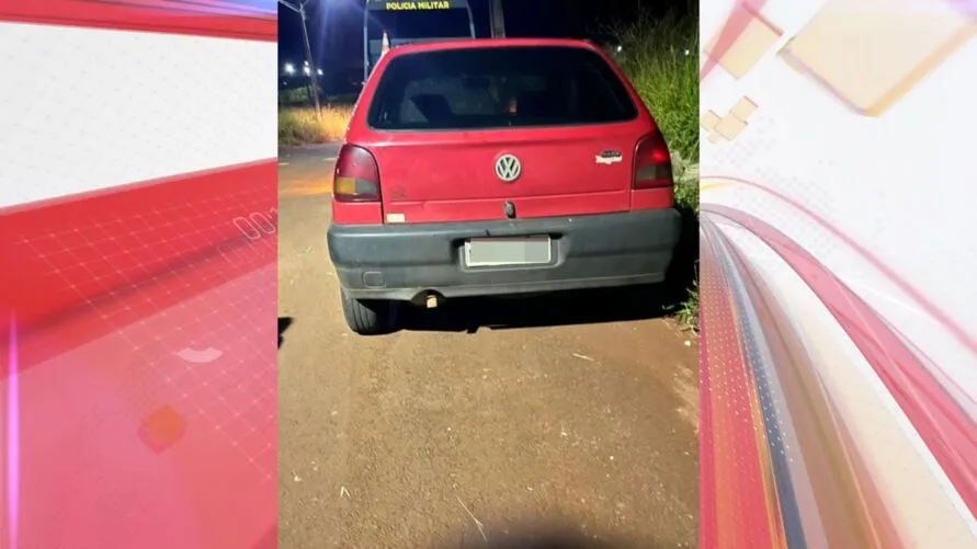 O carro foi encontrado na Rua Pedro Perosin, no Jardim Colonial.