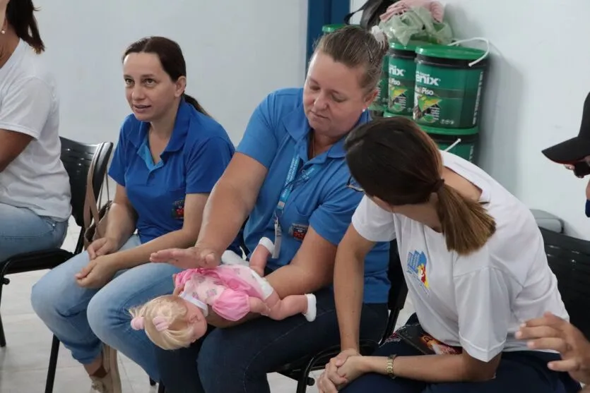 Servidores em treinamento