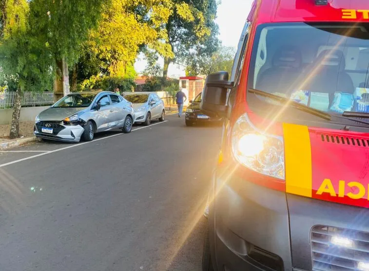 Siate atendeu a motociclista, que ficou ferida