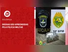 Drogas são apreendidas pela Polícia Militar
