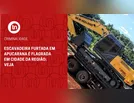 Escavadeira furtada em Apucarana é flagrada em cidade da região