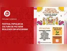 Festival Popular da Cultura de Paz será realizado em Apucarana