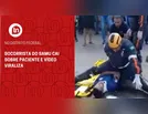 Socorrista do Samu cai sobre paciente e vídeo viraliza