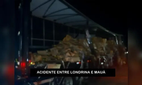 Caminhões colidem na PR-445; um dos motoristas é detido por embriaguez
