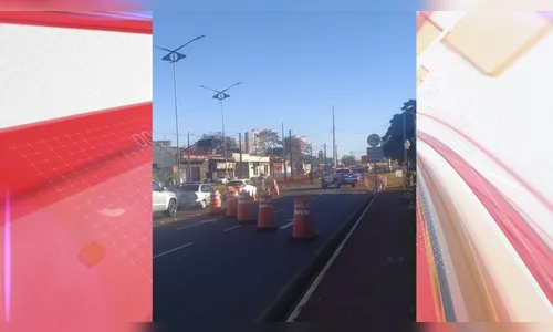 Acesso à Rua Flamingos pela Rouxinol está interditado nesta segunda