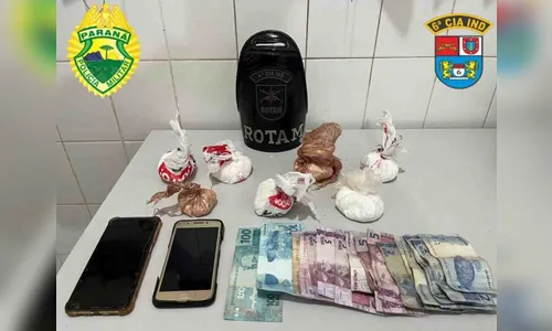 ROTAM apreende cocaína e prende dois suspeitos, em Ivaiporã