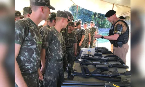 ROTAM de Apucarana ministra instrução para o efetivo do 30º BIMec